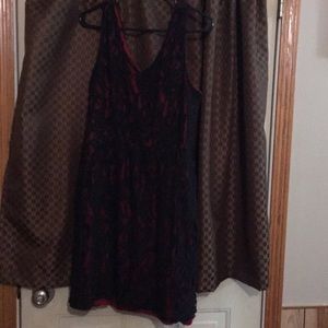 Maurices black lace dress